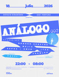 Espacio Dinamimo x Sad Fortuna ANALOGO .002 (3 Drinks)