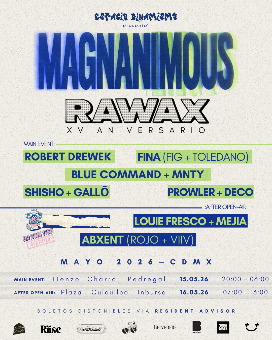 Espacio dinamismo x RAWAX